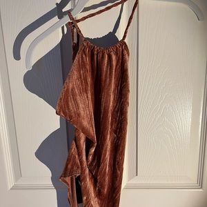 Urban outfitters velvet bodysuit